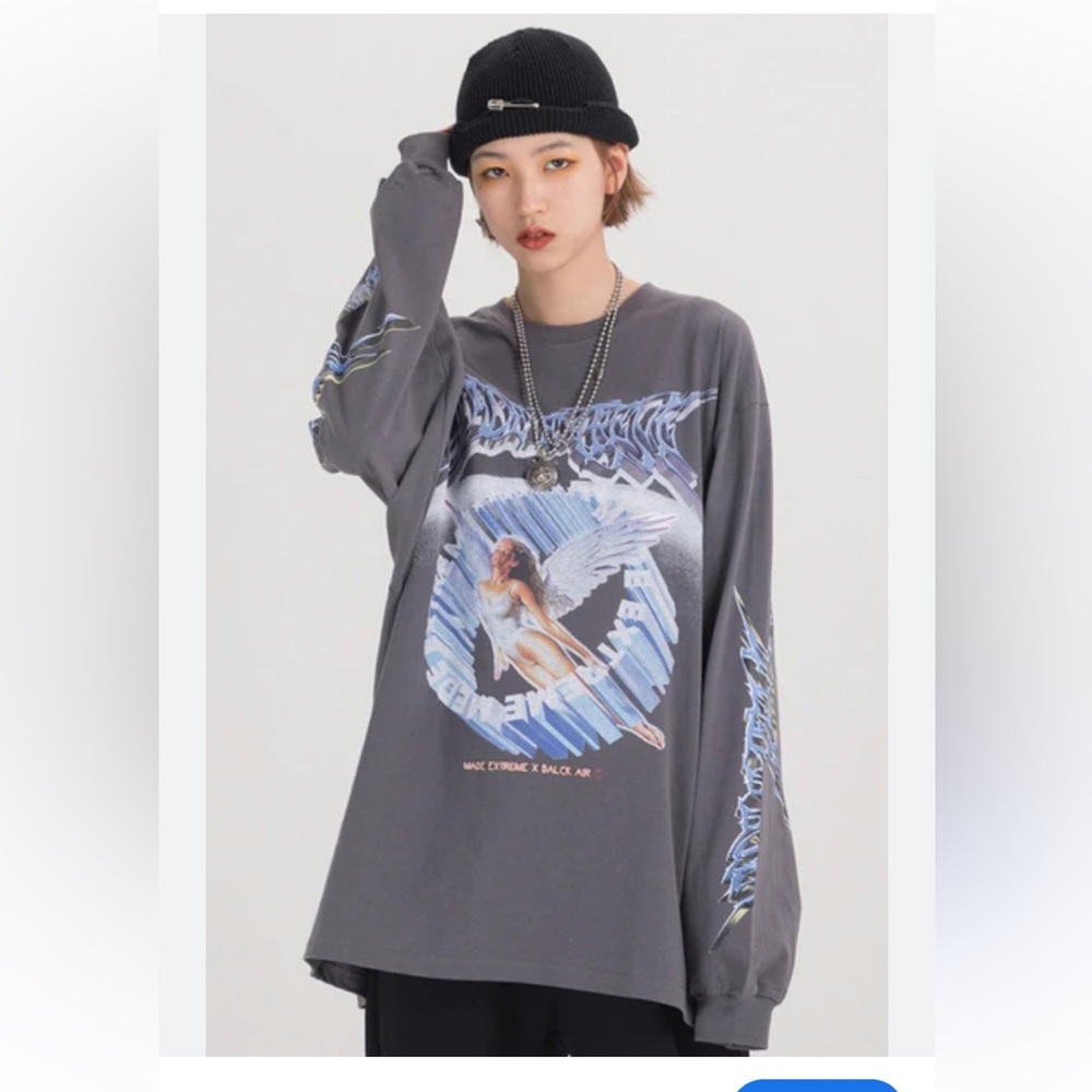 Made Extreme LongSleeve Tee Japanese Brand Unisex Sz Large